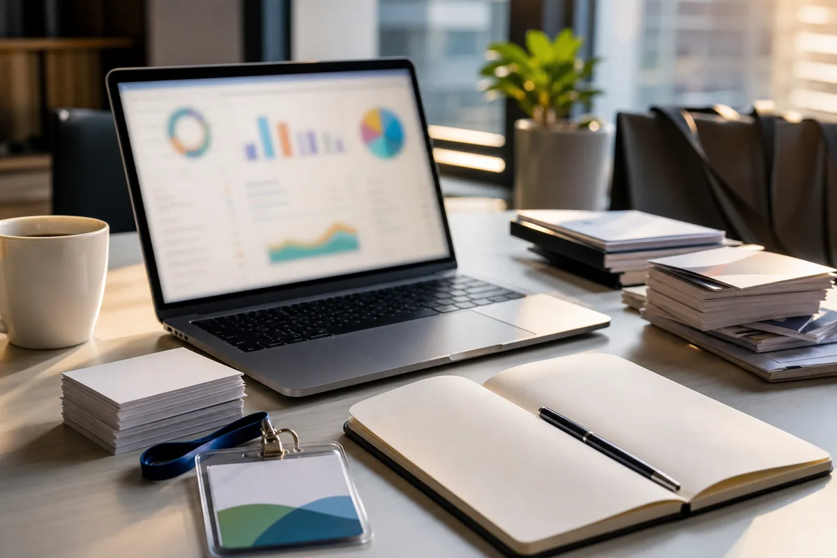 Tableau de bord de suivi des leads collectés pendant un salon professionnel
